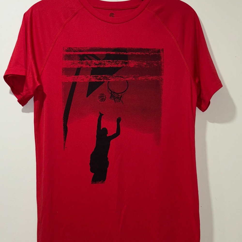 Champion Red Basketball Graphic Tee